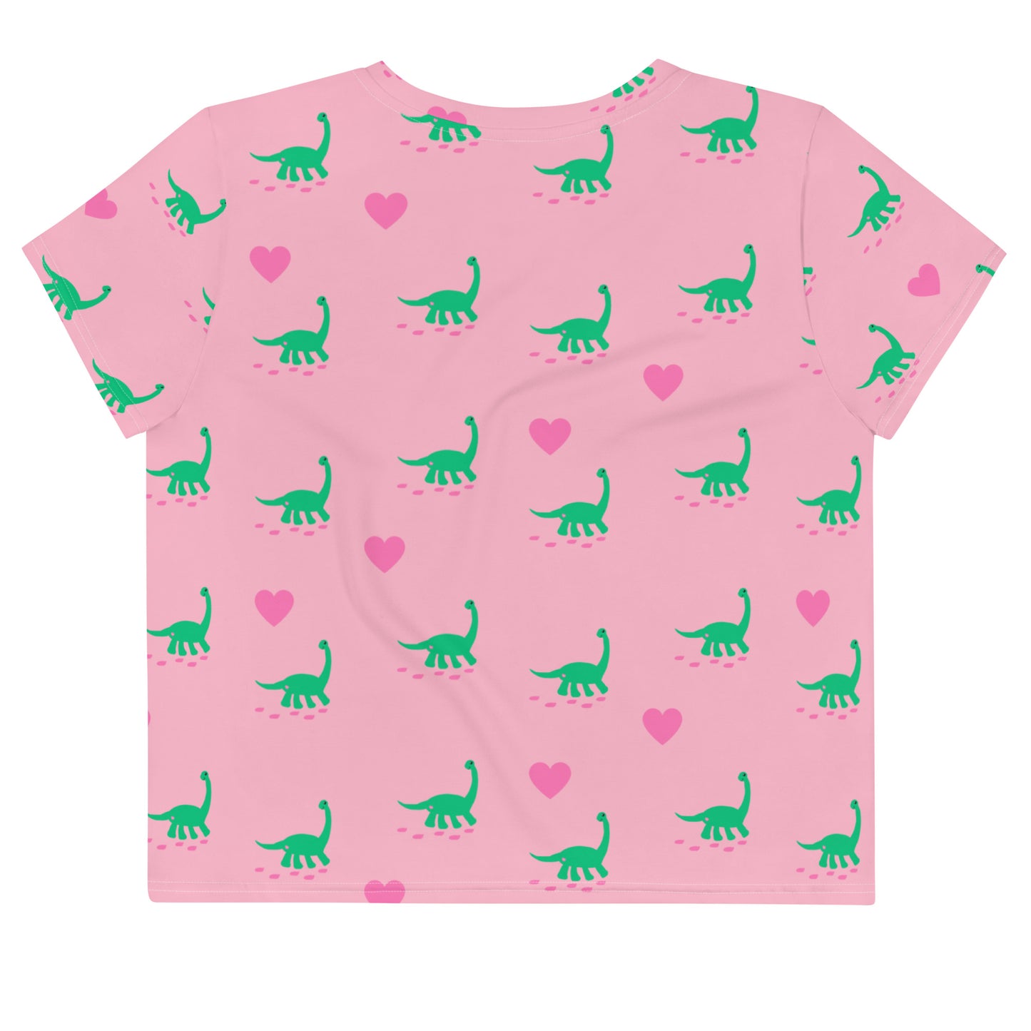 Sweet Dino All-Over Print Crop Tee