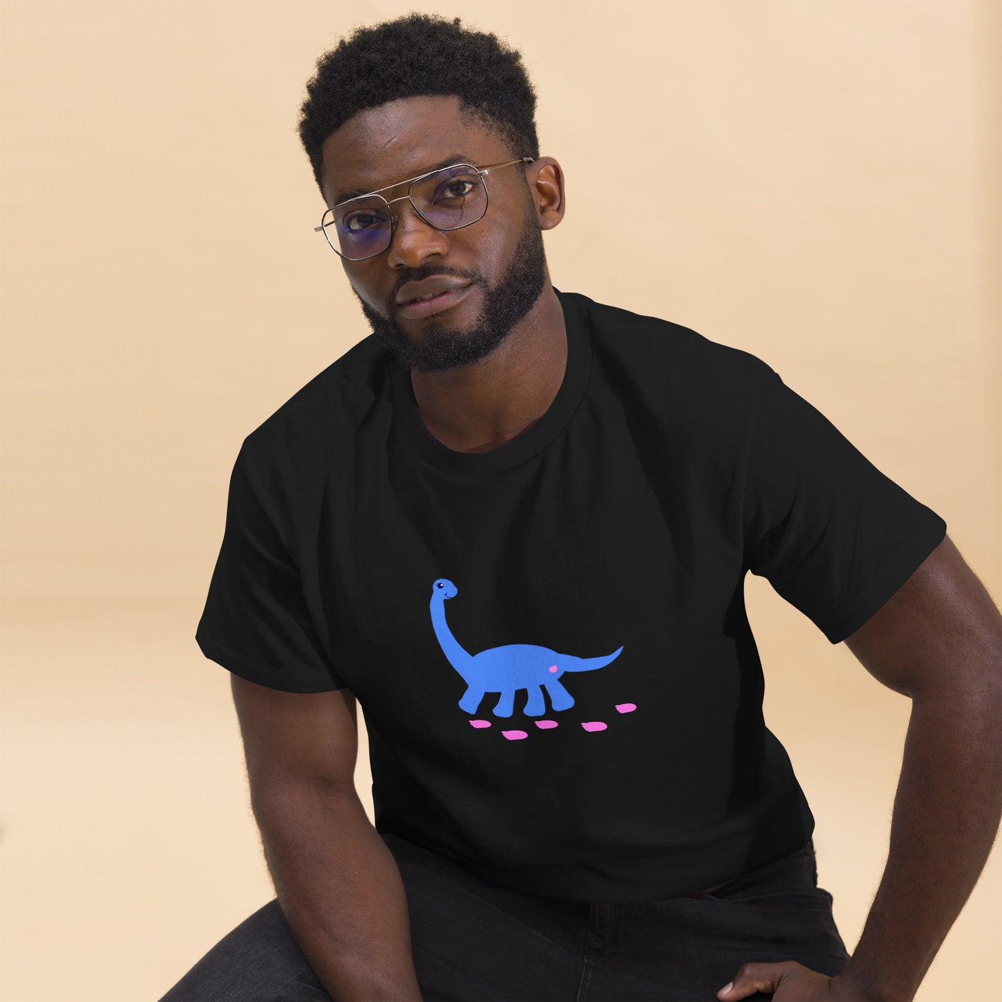 Sweet Dino Classic Tee (Blueberry Blue)