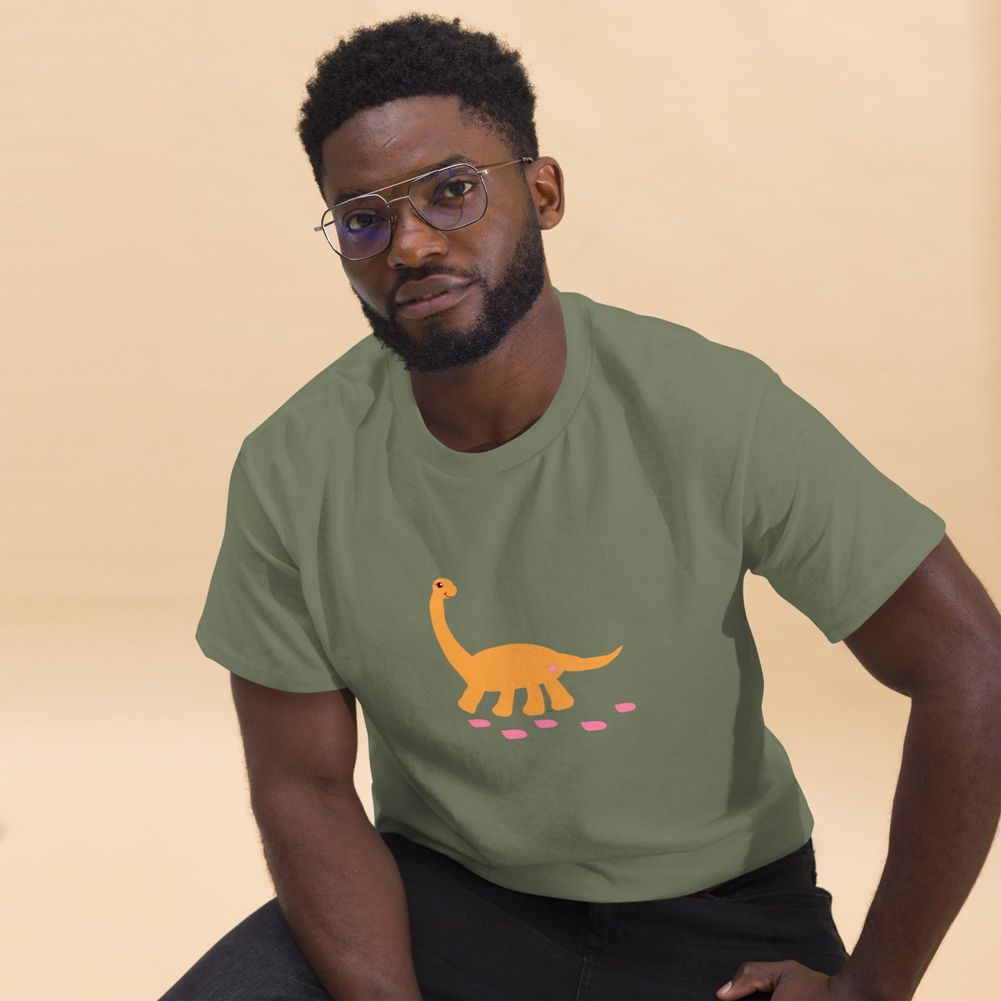 Sweet Dino Classic Tee (Tangerine Orange)