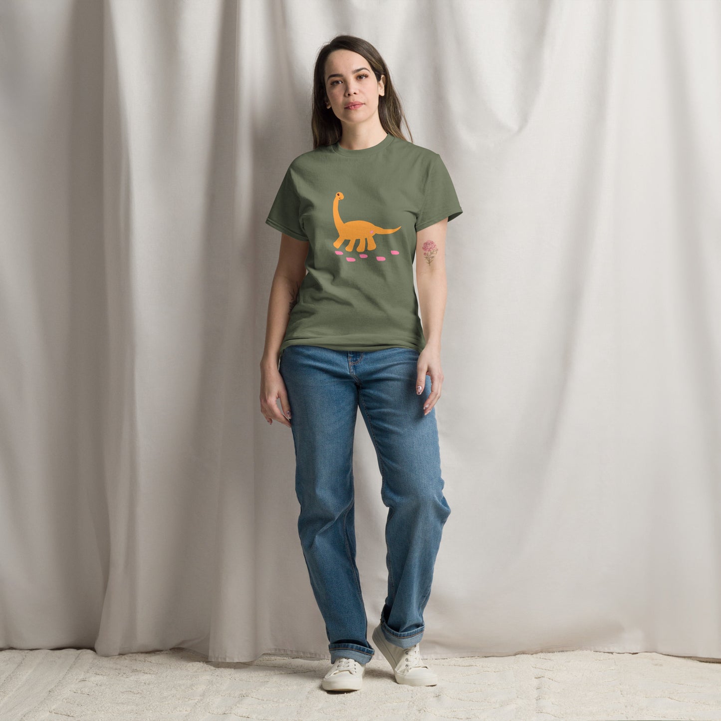 Sweet Dino Classic Tee (Tangerine Orange)