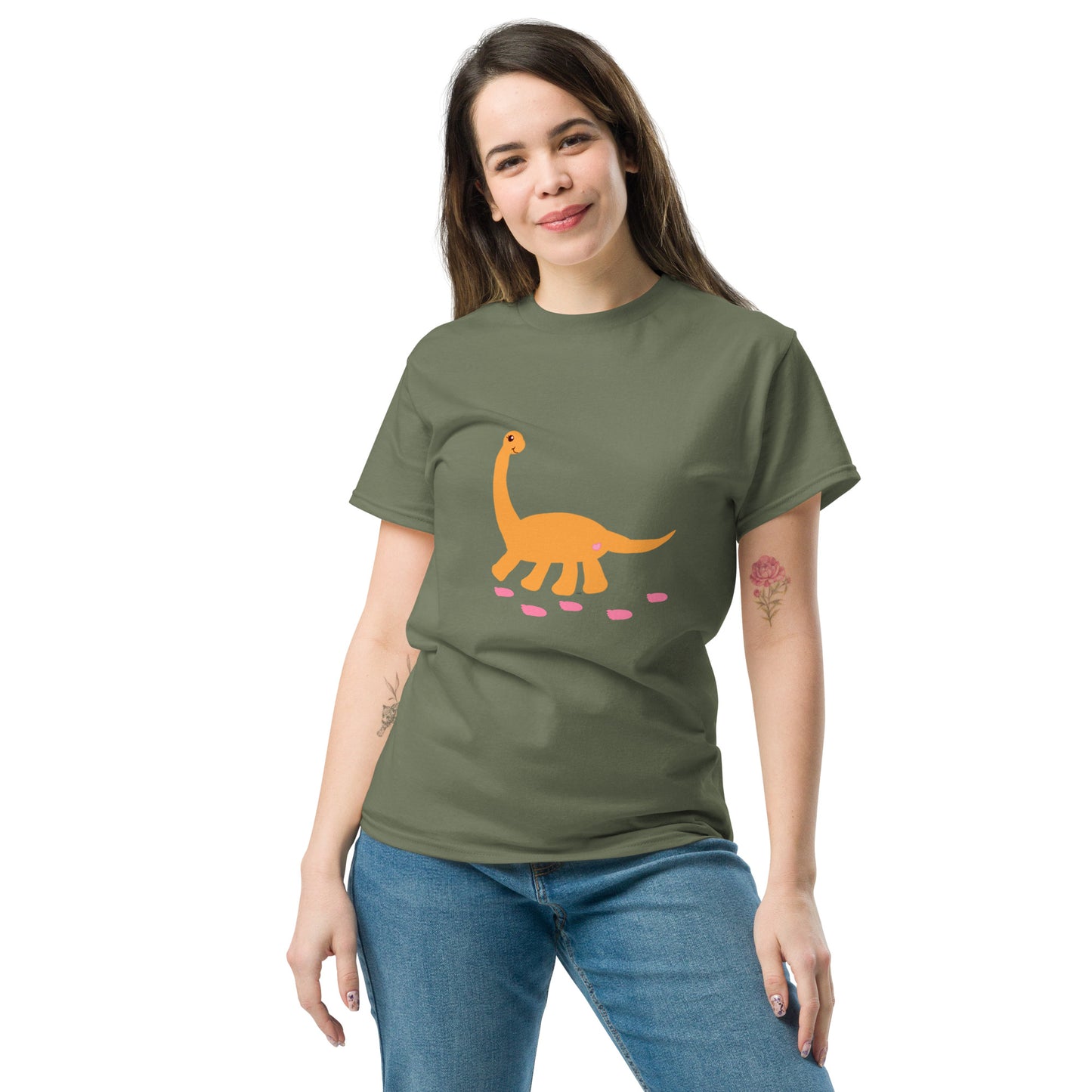 Sweet Dino Classic Tee (Tangerine Orange)