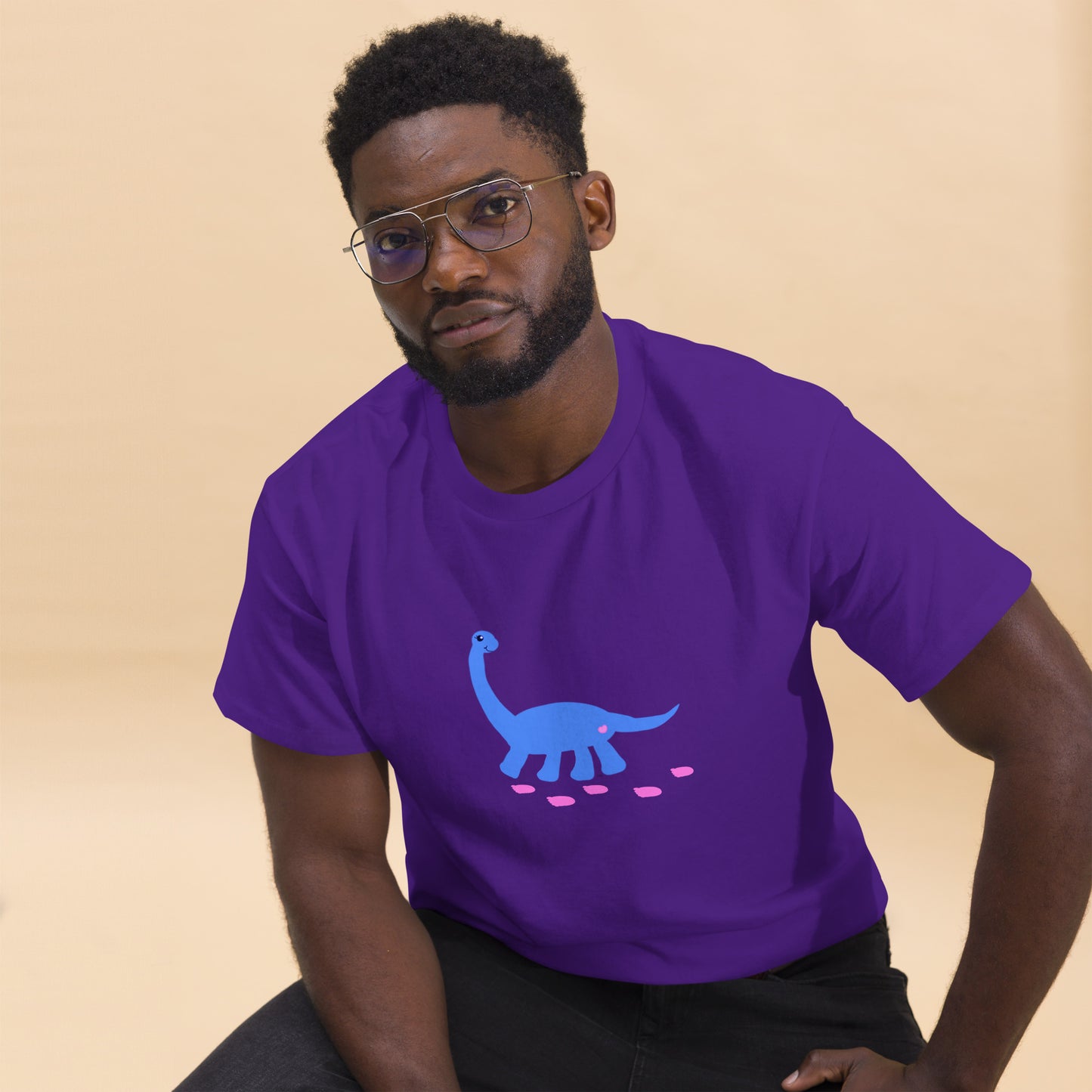 Sweet Dino Classic Tee (Blueberry Blue)