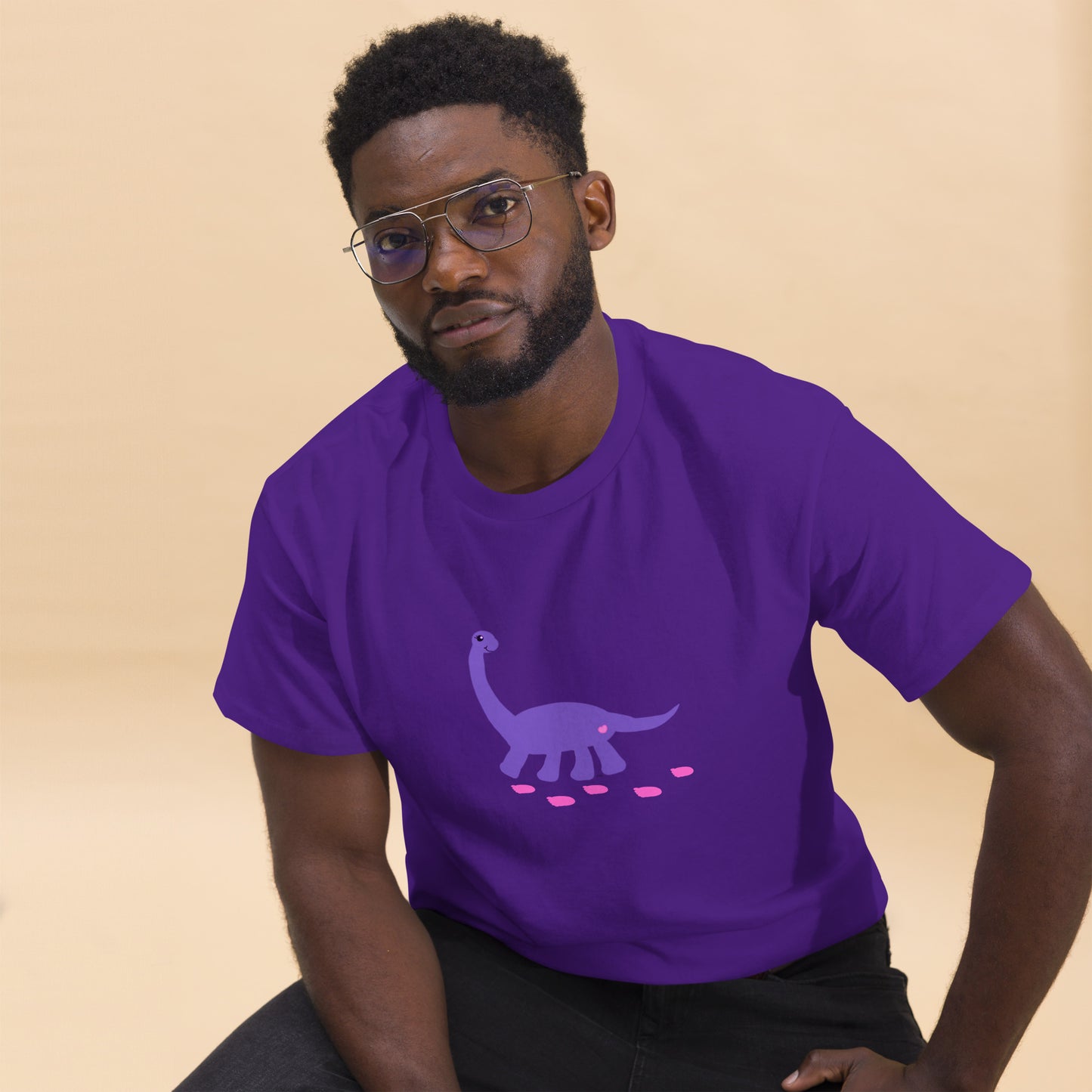 Sweet Dino Classic Tee (Purple Grape)