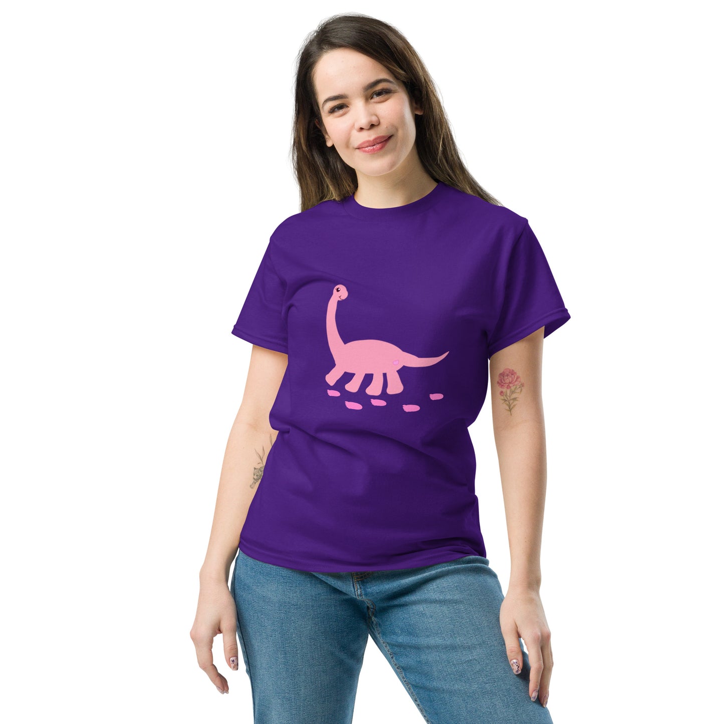 Sweet Dino Classic Tee (Strawberry Pink)