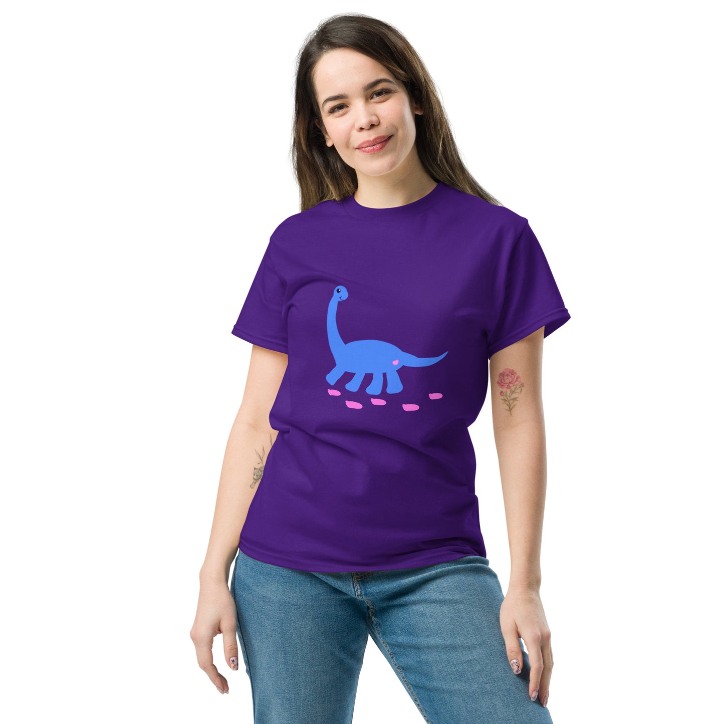 Sweet Dino Classic Tee (Blueberry Blue)