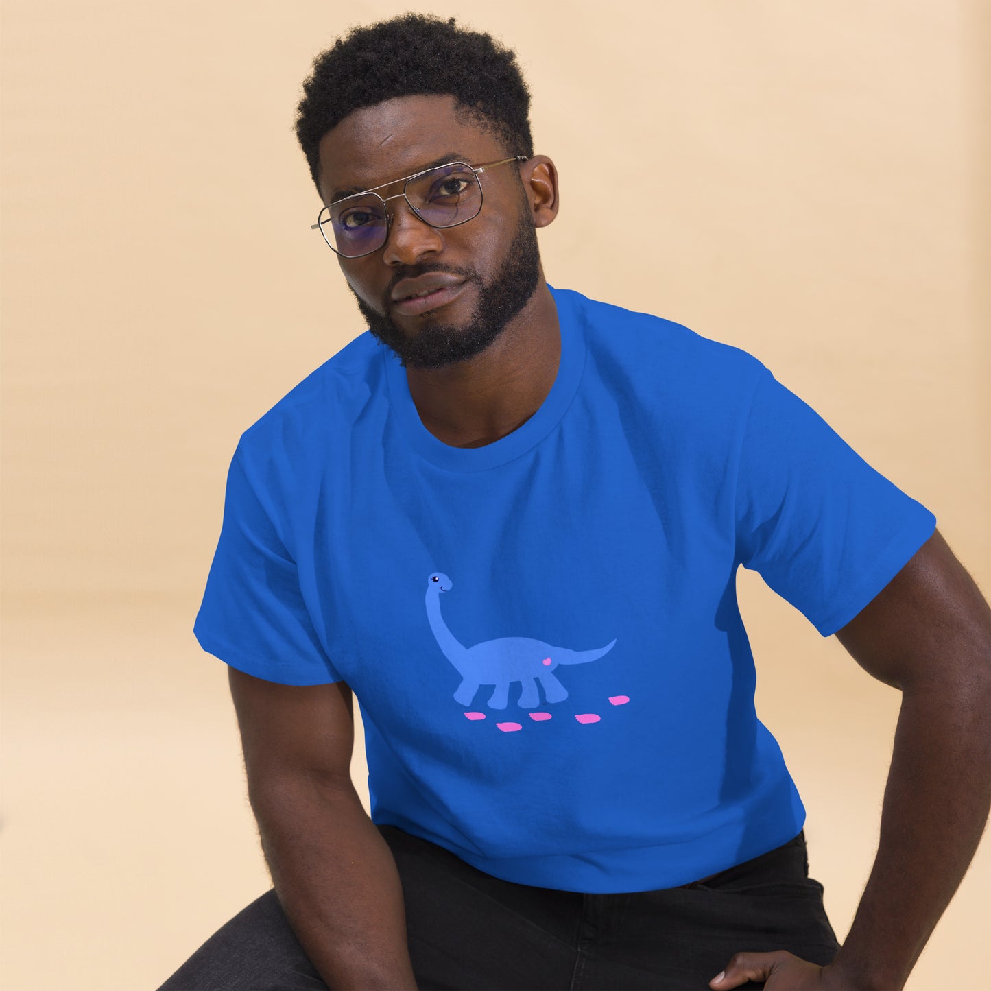 Sweet Dino Classic Tee (Blueberry Blue)